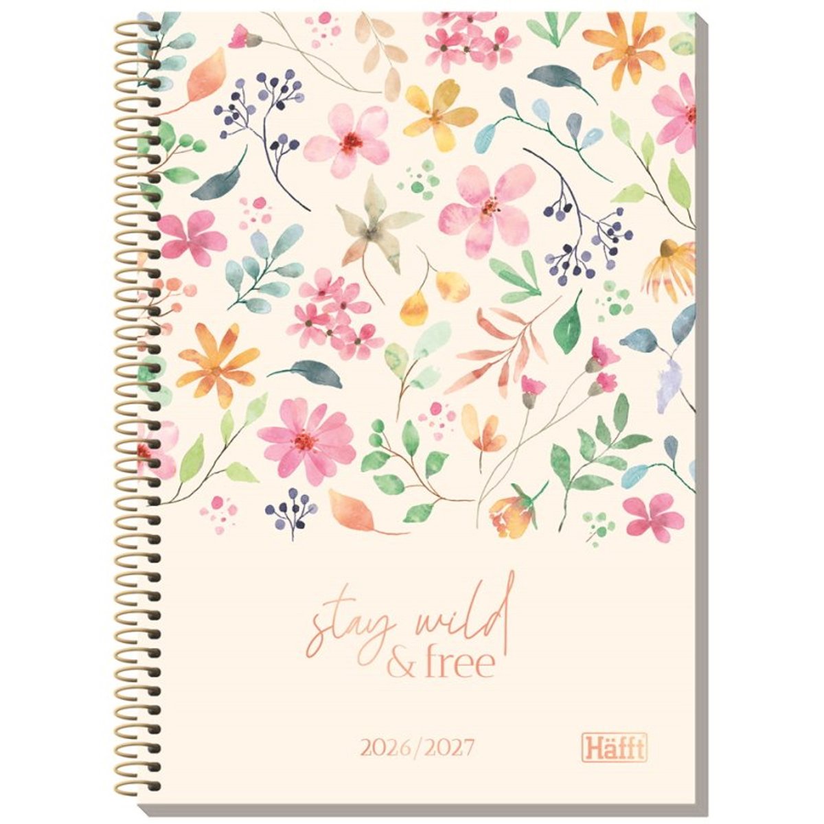 Häfft College-Timer Wild Blossoms, A5, schooljaar 2026/2027