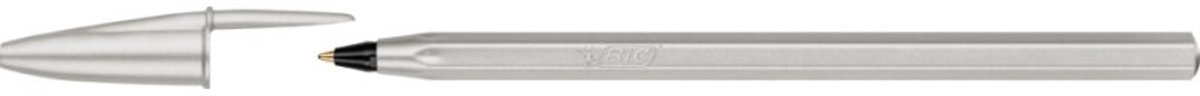 BIC balpen Cristal Glacé, blauw, 0,32 mm, mat-glans effect