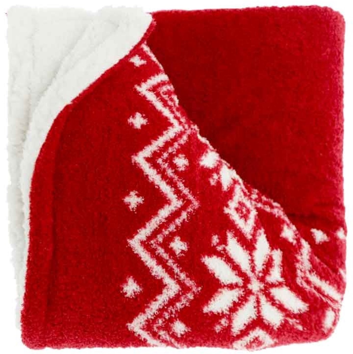 Unique Living Plaid Kris Red - 130x160cm Rood