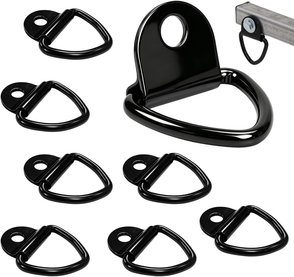D-ring sjorringen 1000 kg - gesmeed staal - hoge slijtvastheid - ladingbeveiliging - ShopVlot