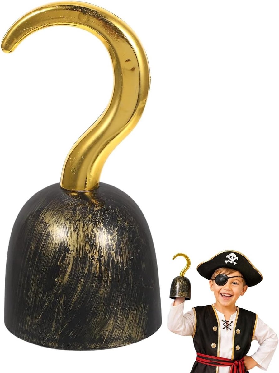 Vintage Piratenhaak Kostuum Accessoires voor Halloween en Feestjes - Captain Cosplay Gear en Decoratie