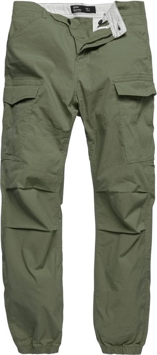 Vintage Industries Freizeitbroek Conner Cargo Jogger Bright Olijf
