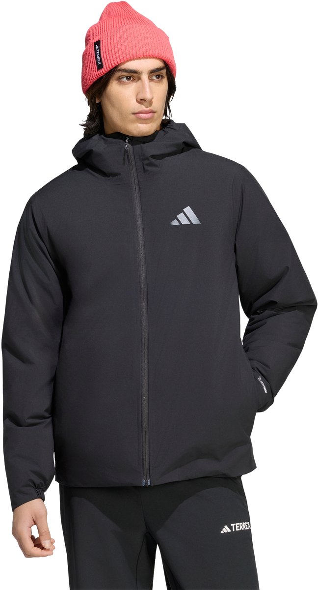 Adidas Terrex Terrex Multi Essentials Climaproof Geïsoleerd Capuchonjack Heren Zwart