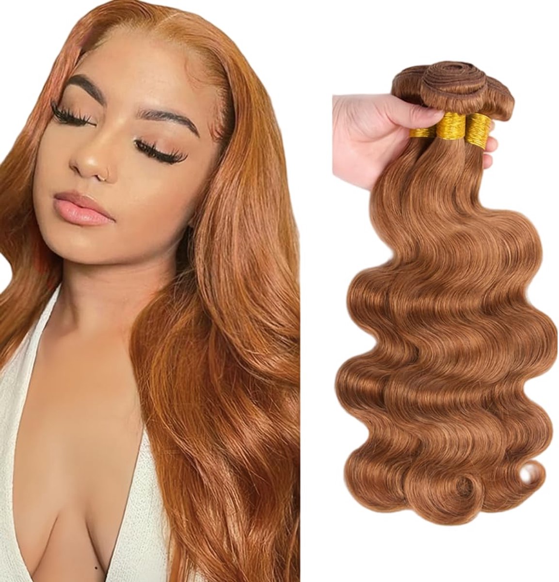 Creuost 26 28 30 Inch Bundles Human Hair Extension Body Wave menselijk haar Bundles Unprocessed Brazilian Virgin Hair - ShopVlot