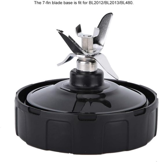 6/7 Fins Gear Blender Bottom for Nutri Ninja Pro Extractor Nutri Ninja Auto iQ BL480-30 BL482 BL642 NN102 BL682 BL2013 - ShopVlot — afbeelding 4