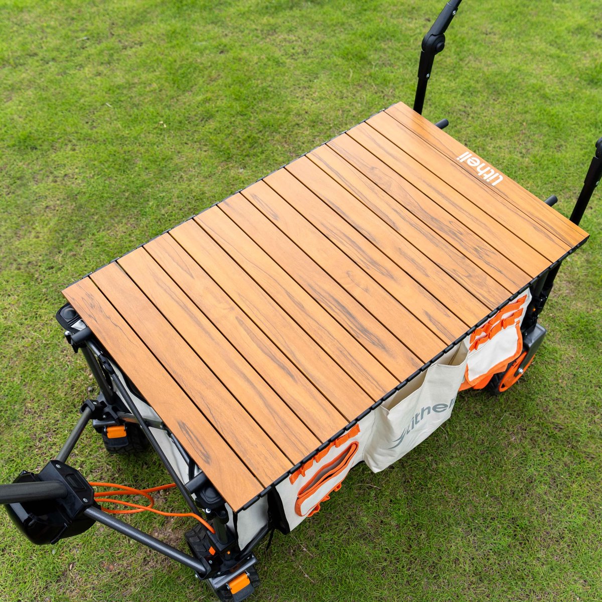 Opvouwbare Camping Trolley Tafel - Egg Roll Tafelblad - Lichtgewicht en praktisch - Ideaal voor buitengebruik - ShopVlot
