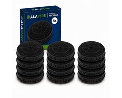 6x Koolstoffilter voor WPRO Type 57 / AMC072