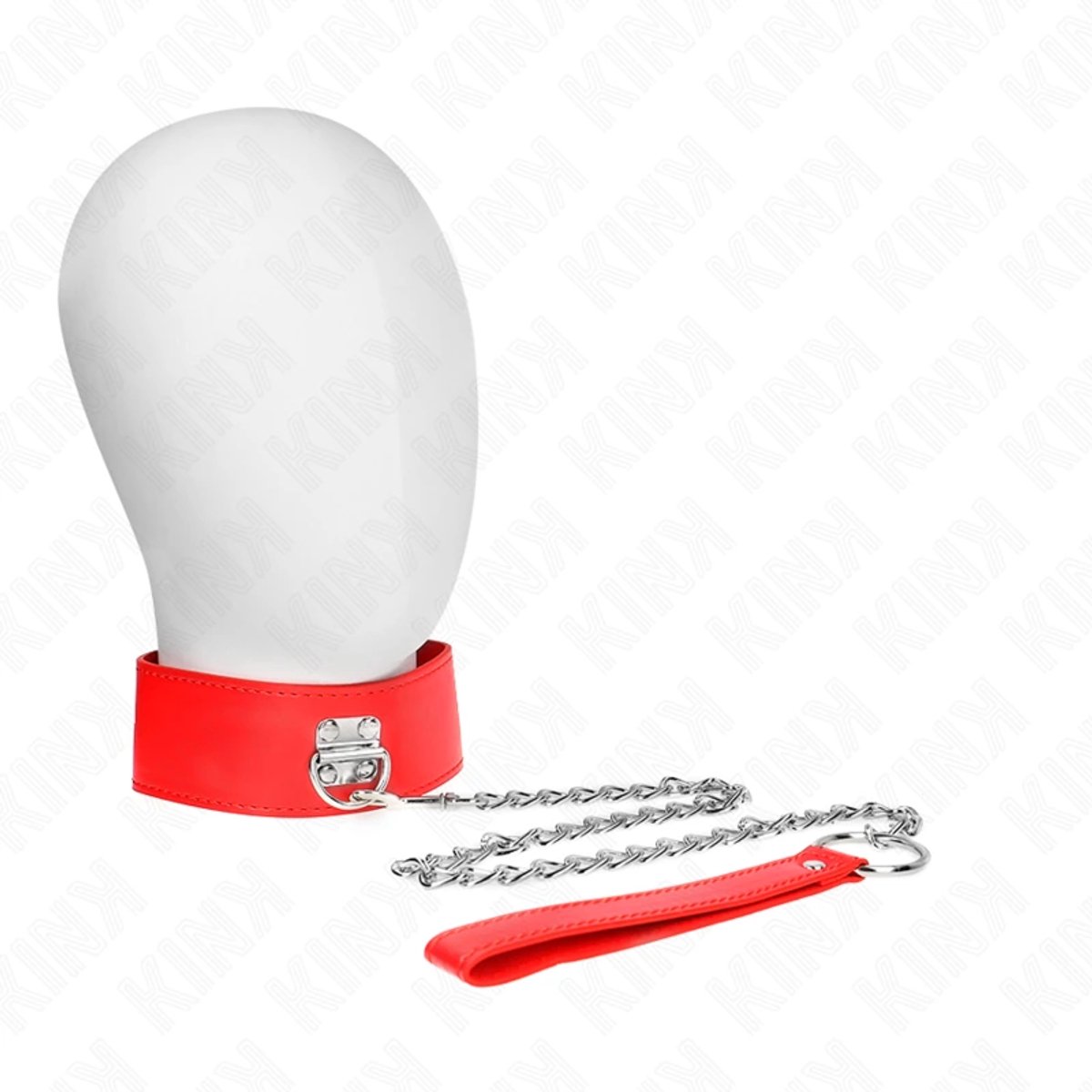 Halsband met Verstelbare Rode Band