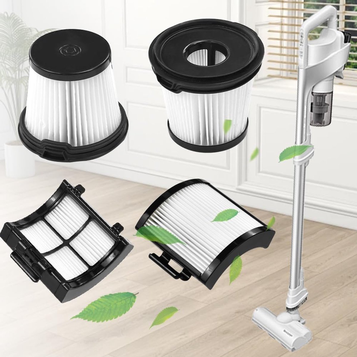 4 replacement filters for cordless vacuum cleaner - ShopVlot