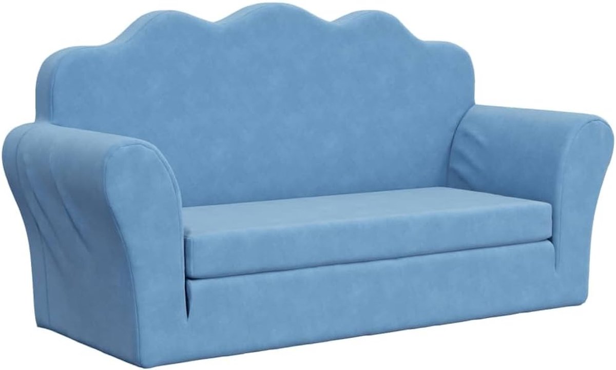 Kinderbank met Afneembare Hoes, Kinderbank van Pluche met Schuimvulling, voor Kinderkamers, Speelkamers, Lezen, Spelen, Ontspannen en Binnenshuis (Slaapbank)