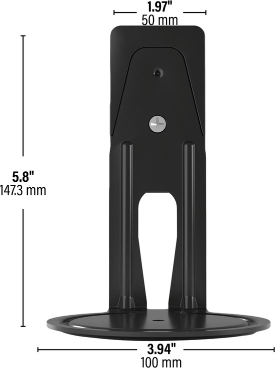Sonos ERA100 vaste muurbeugel zwart - Sanus WSFME11-B2 — afbeelding 4