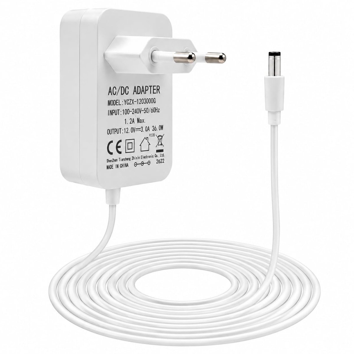 12 V 3 A voeding voor AVM FritzBox 7690 7490 7590 7560 7540 7530 7510