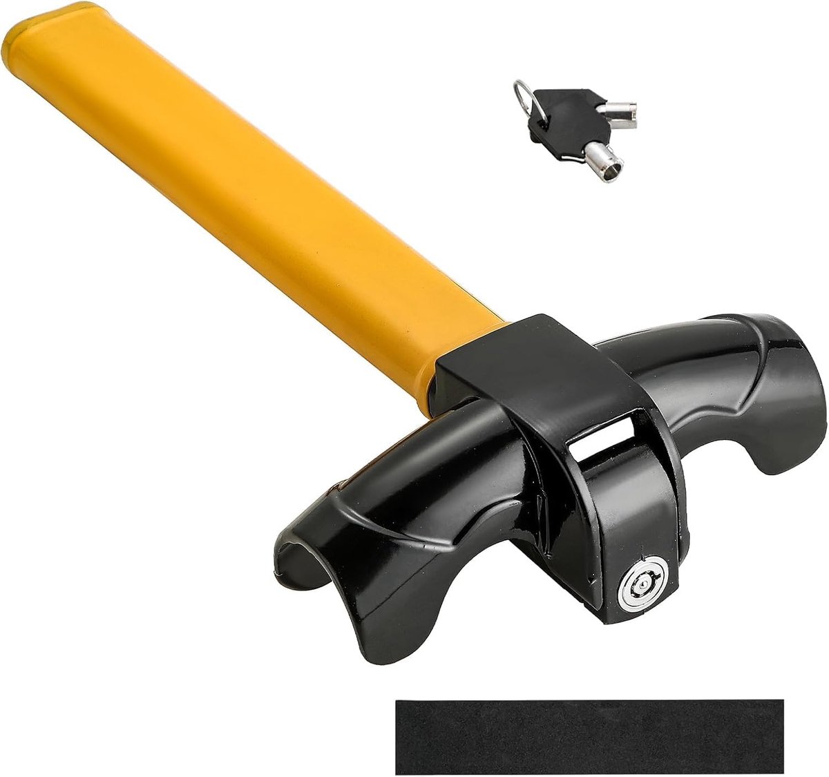 Car Steering Wheel Lock, Anti-Theft Protection, Universal Anti-Theft with 2 Keys, Steering Block, Security Lock, Car - ShopVlot