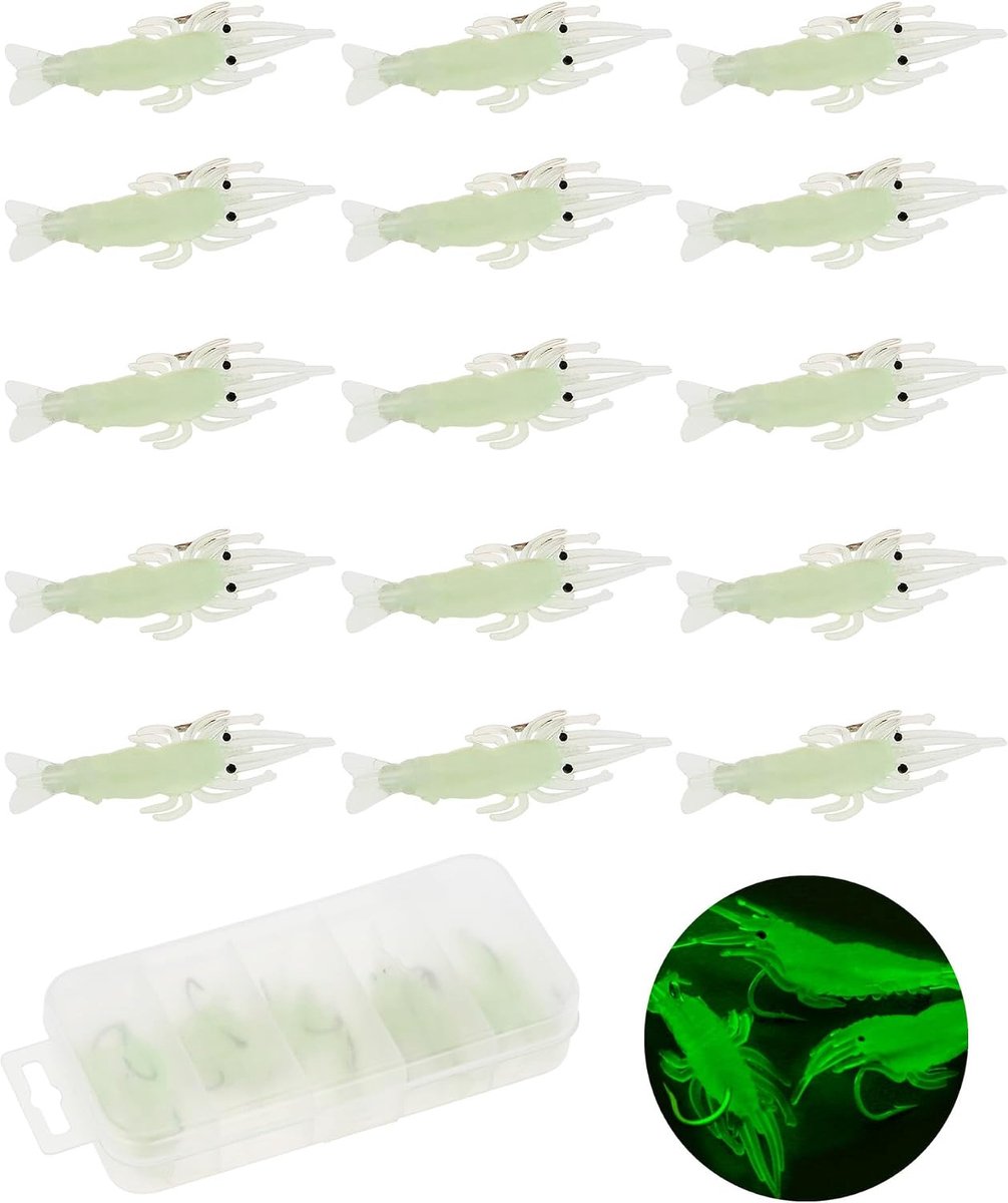 Zachte Plastic Garnalen Lokken Kunstmatige Vissen Aas Garnaal Vissen Lokken Aas Haak Zachte Garnalen Vissen Garnalen Lokken