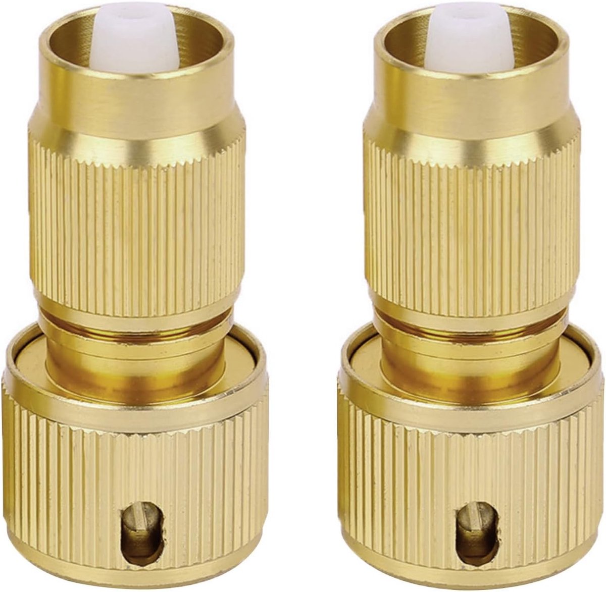 Tuinslang-reparatieset, 2-delig, aluminium kraanadapter, waterslangaansluiting, reparatie van uitbreidbare tuinslangen