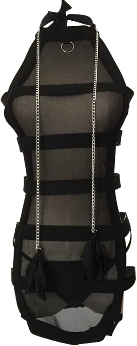 Lingerieset kant satijn babydoll transparant grote maat dames korset chic zonder beugel verjaardag nachtkleding A440