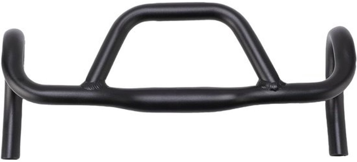 Fietsstuur - Aluminiumlegering - Comfortabel fietsstuur - Voor lange afstanden - Fietsen - Schokabsorberend - Ergonomisch ontwerp - 31.8 x 480mm - Zilver