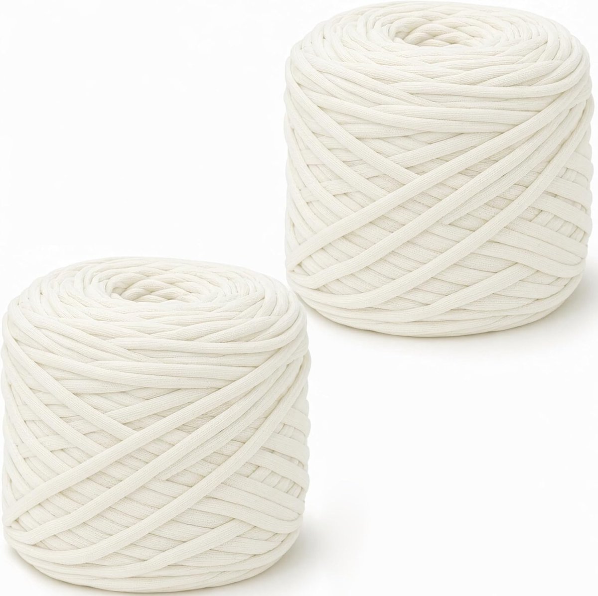 2 Pack T-shirt garen voor haken (beige)