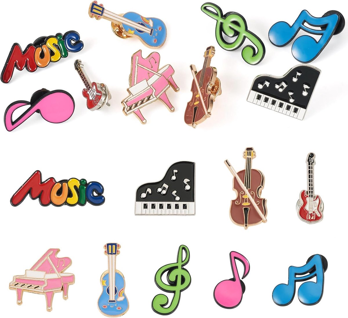 Broches Legering Pins Metalen Revers Badges Leuke Broche Set voor Vrouwen Unisex Rugzak Hoeden Kleding Jassen Decoratie