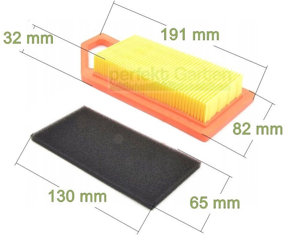 luchtfilter voor Stiga Estate Collector Senator Villa 12 HST SC 84 H / 18550321/0