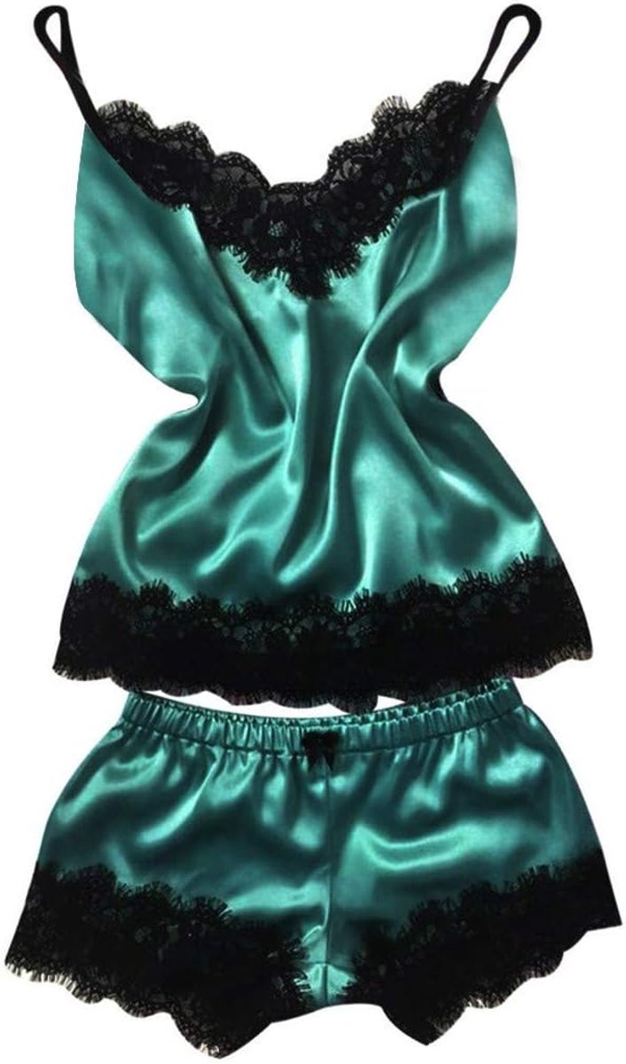 Lingerie satijn nachthemd kant sexy nachtkleding