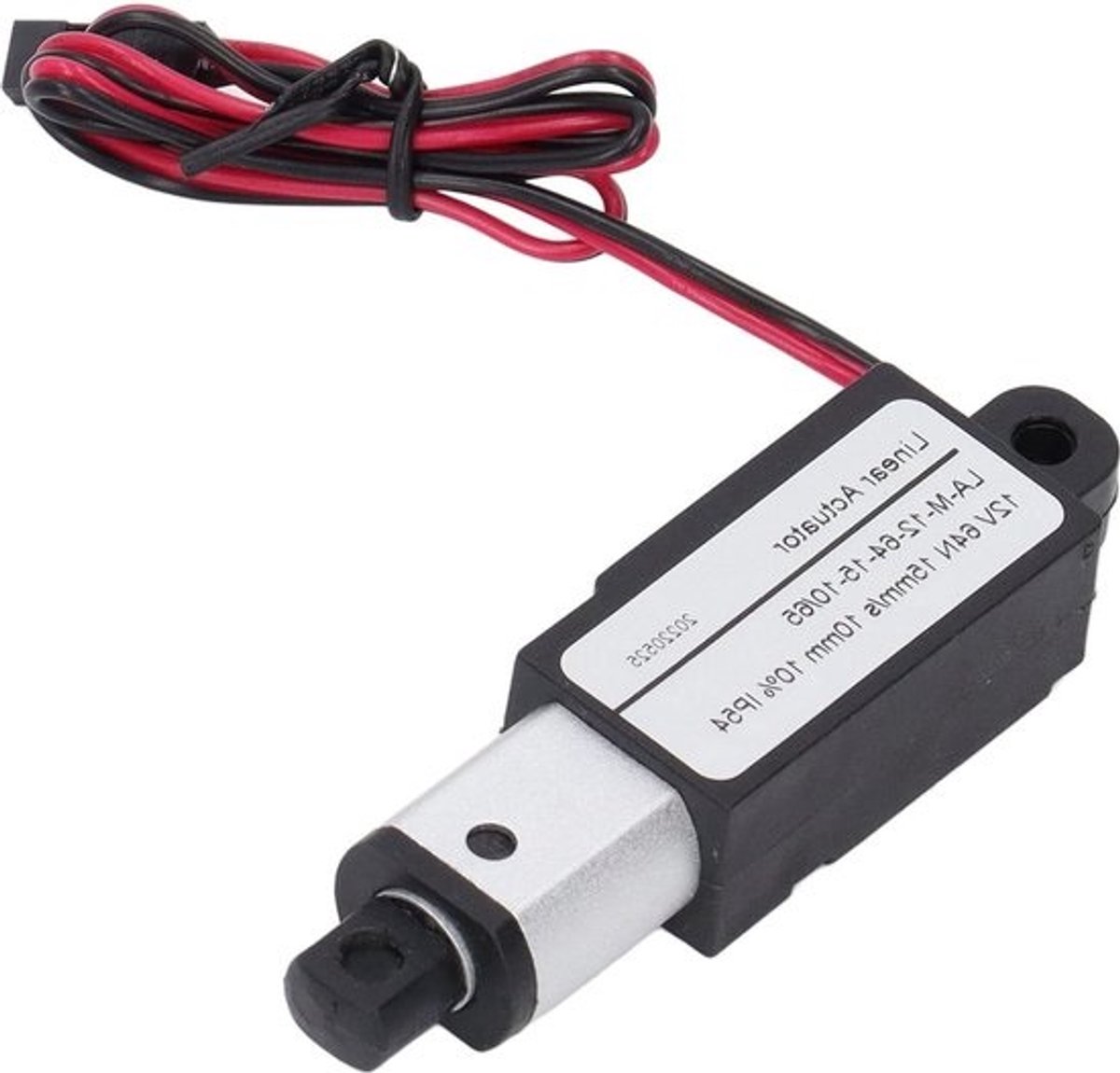 Elektrische Micro Lineaire Actuator - Miniatuur DC Voeding - Aluminium ABS - Mini Motion Actuator voor Landbouwmachines - 12V (10mm) - Hoge Kwaliteit