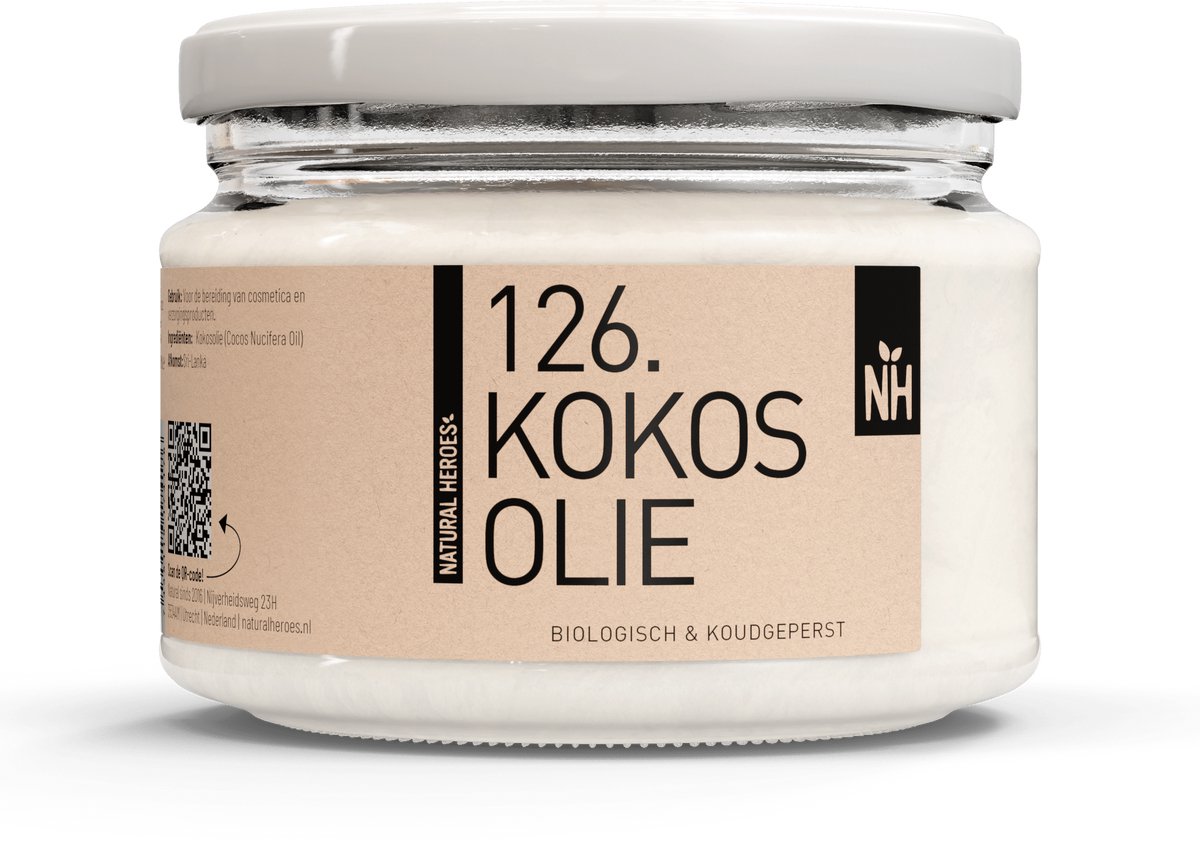 Natural Heroes - Kokosolie (Biologisch & Koudgeperst) 100 ml