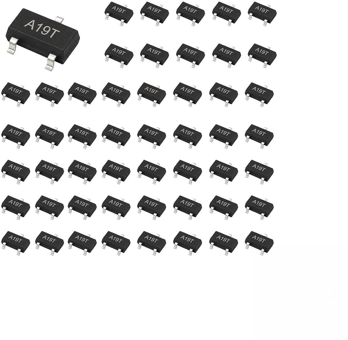 50 stuks MOSFET transistors N-kanaal AO3400 5,7 A 30 V SMD SOT-23, verbeteringsmodus, ideaal voor RF-versterking - ShopVlot