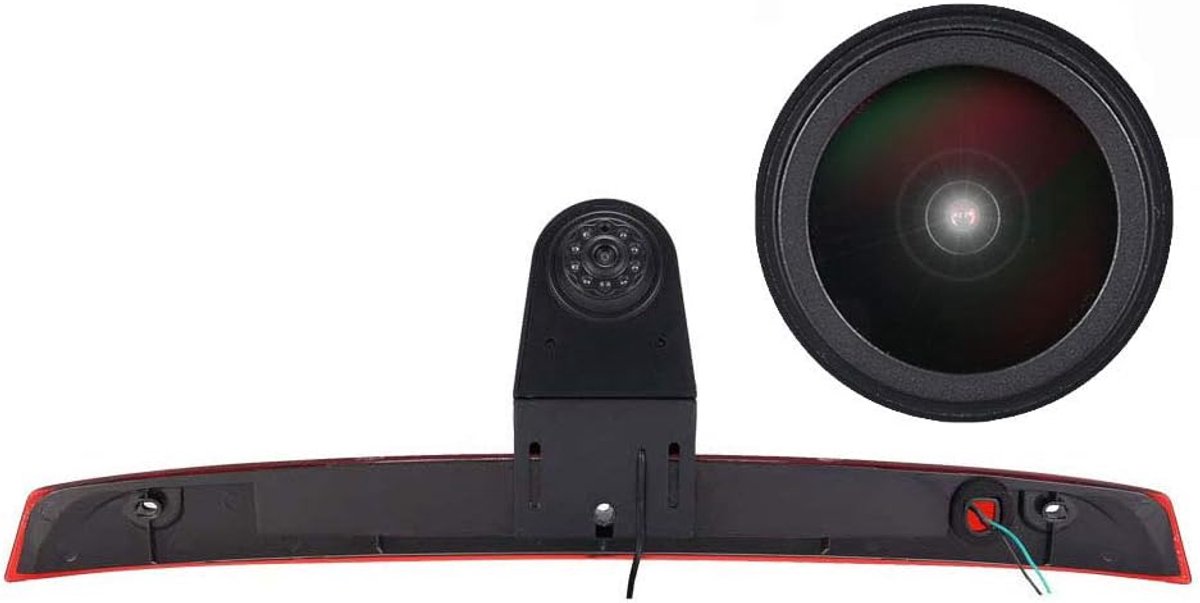 Achteruitrijcamera met nachtzicht waterdichte achteruitrijcamera voor Mercedes Benz Viano Vito W639 Van 3 Brake Light 2003-2014