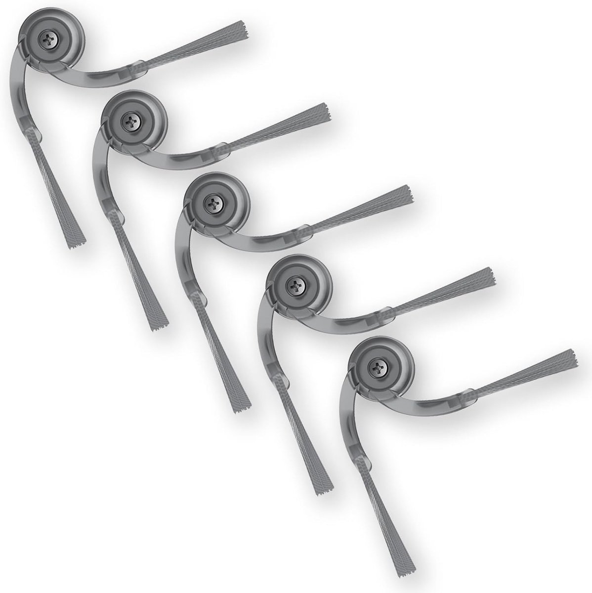 Zijborstel voor Roborock Saros 10R - 5 stuks - vervangend onderdeel - optimaal reinigen - ShopVlot
