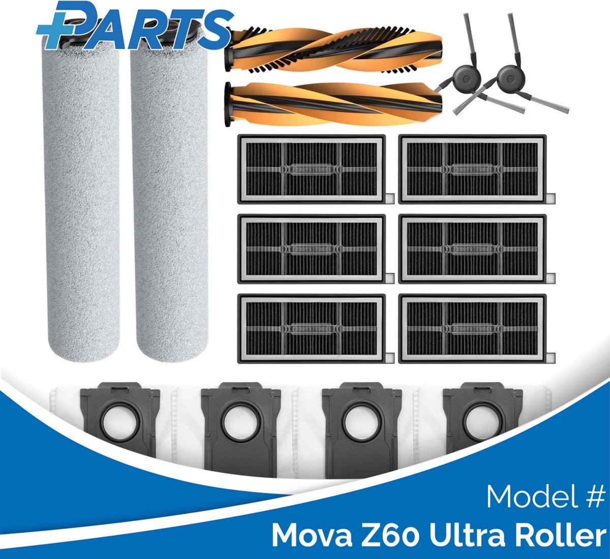 Plus.Parts Mova Z60 Ultra Roller Onderhoudsset (Plus.Parts® alternatief voor MRAK71) Overig