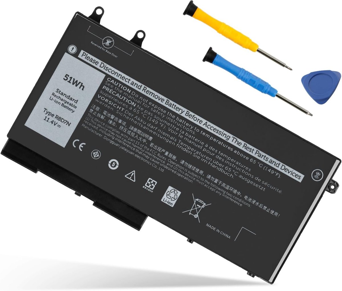 R8D7N 1V1XF Laptop Battery Compatible with Dell Precision 3540 M3550 Latitude 5400 5410 5500 5510 Inspiron - ShopVlot