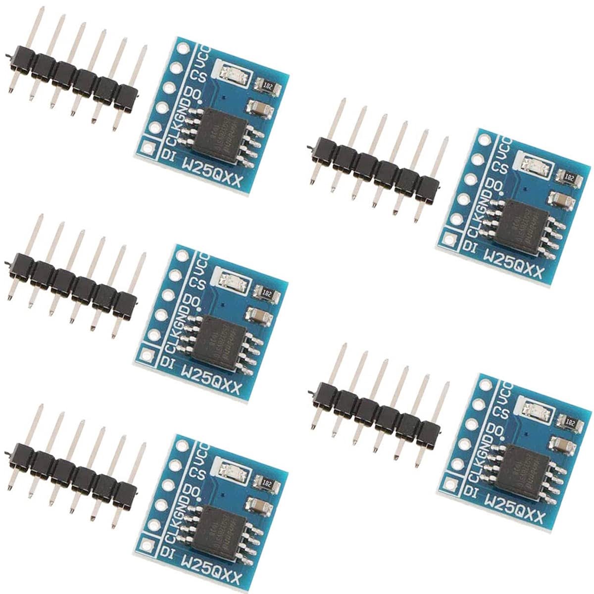 5pcs W25Q64 Flash Memory Module 64Mbit 8MByte module 2.7-3.6V DataFlash SPI Interface - ShopVlot