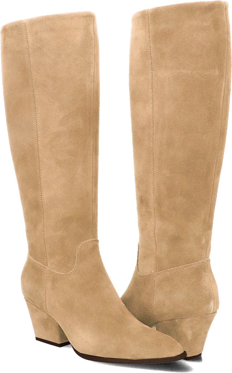 MARLOU Clshn80762 Laarzen - Suède - Dames - Beige - Maat 40