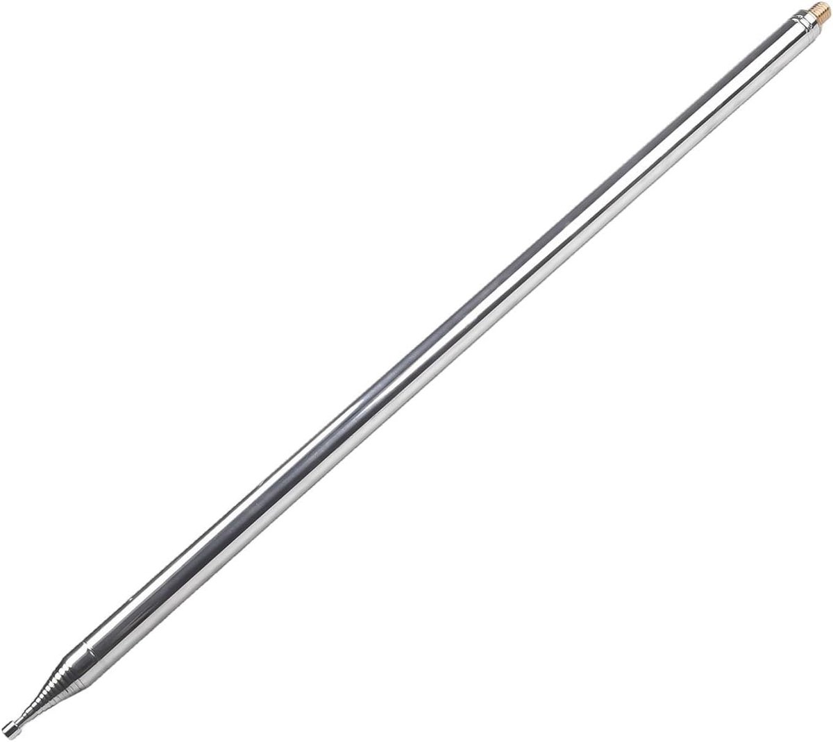 5.6M 18.4Ft GP Telescopic Antenna, Stainless Steel Shortwave Radio Antenna, Replacement Outdoor Antenna for Ham Radio - ShopVlot