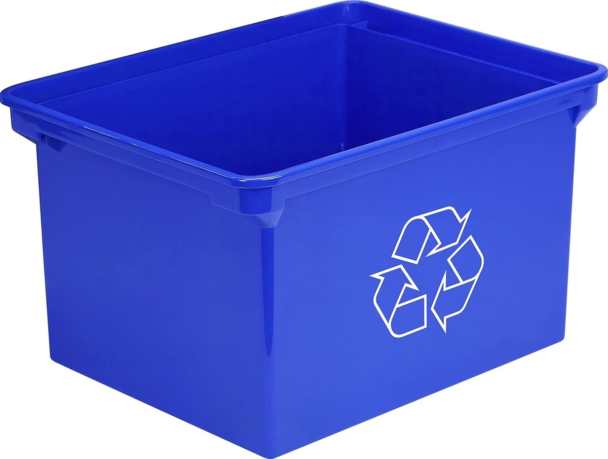 9 Gallon Prullenbak, Blauw, 1 Count (61549A01C)