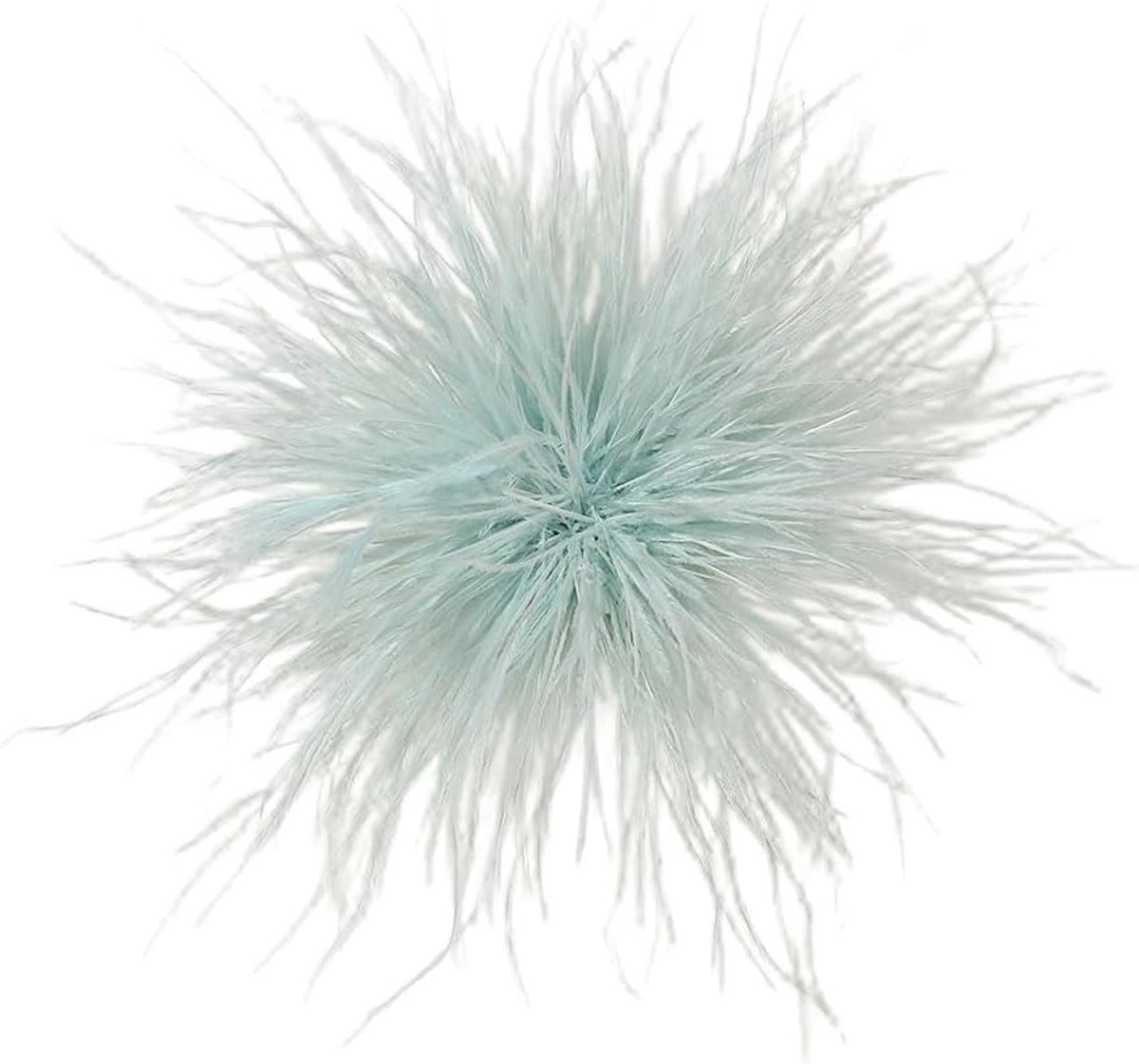 Struisvogelveren broche bruids broche bruiloft kerstfeest corsage hoed accessoires voor vrouwen bruiloft feest dans banket jurk kleding accessoires