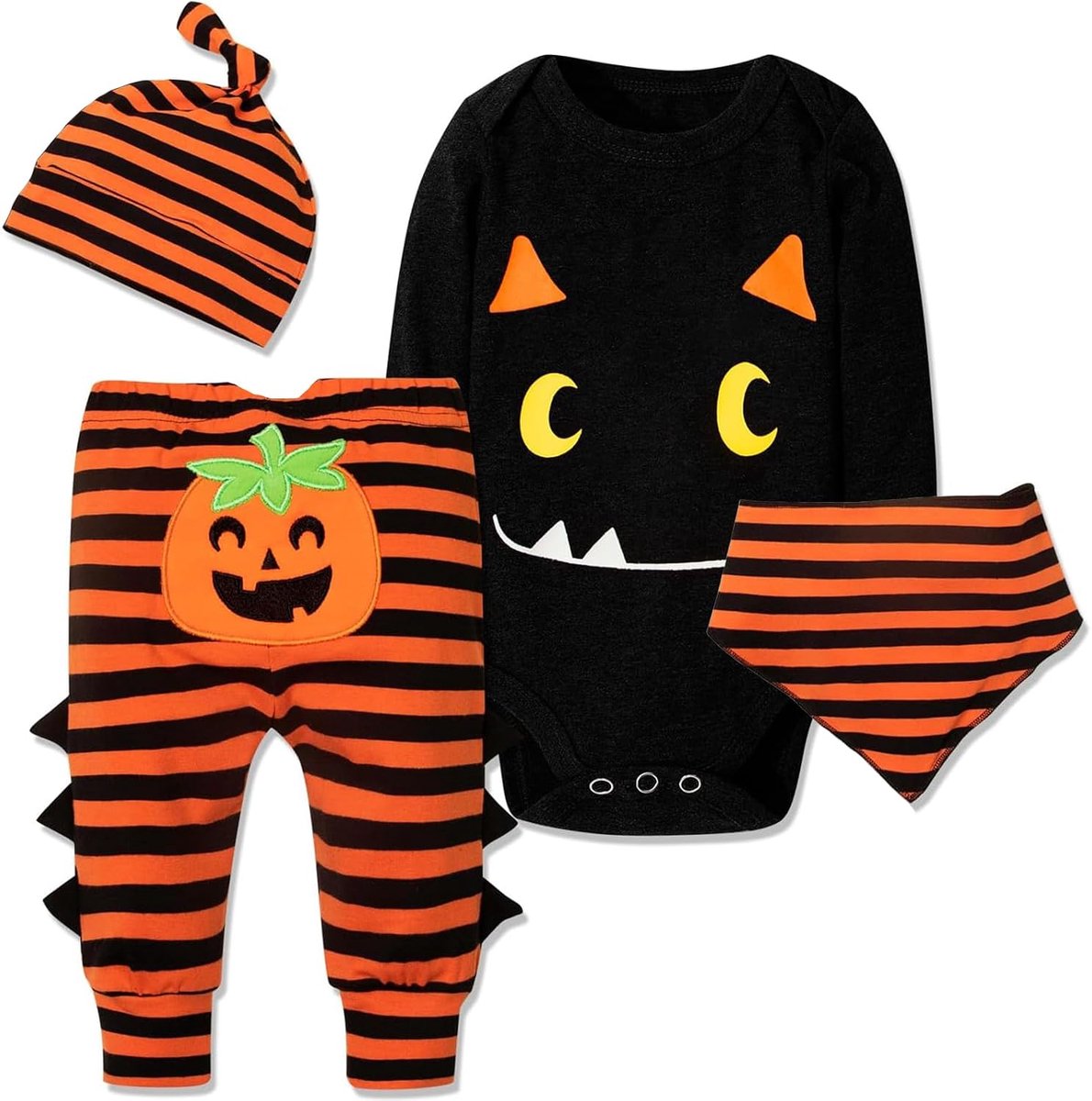 First Halloween-kostuum voor jongens, 4-delig