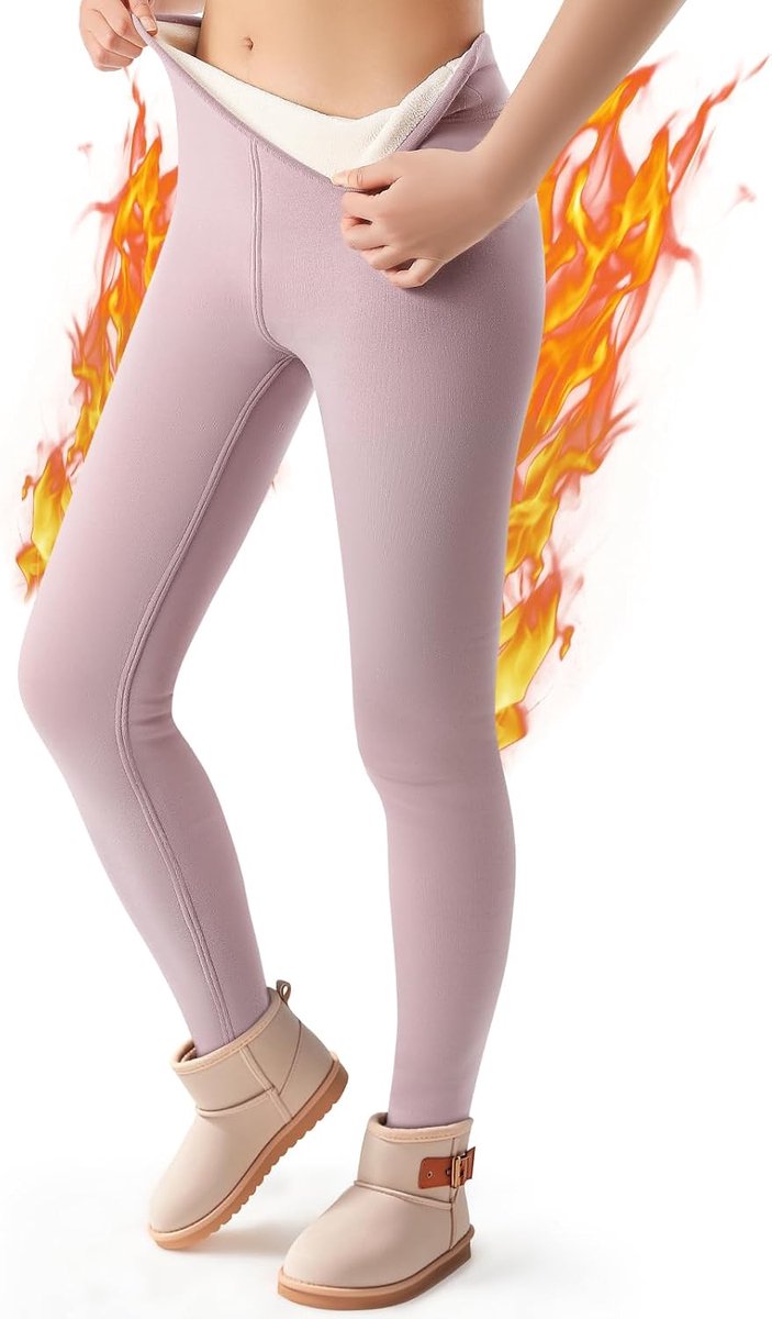 Leggings voor meisjes, verdikt, thermische leggings, katoen, gevoerde leggings, kinderen, winter, warme leggings, winterbroek