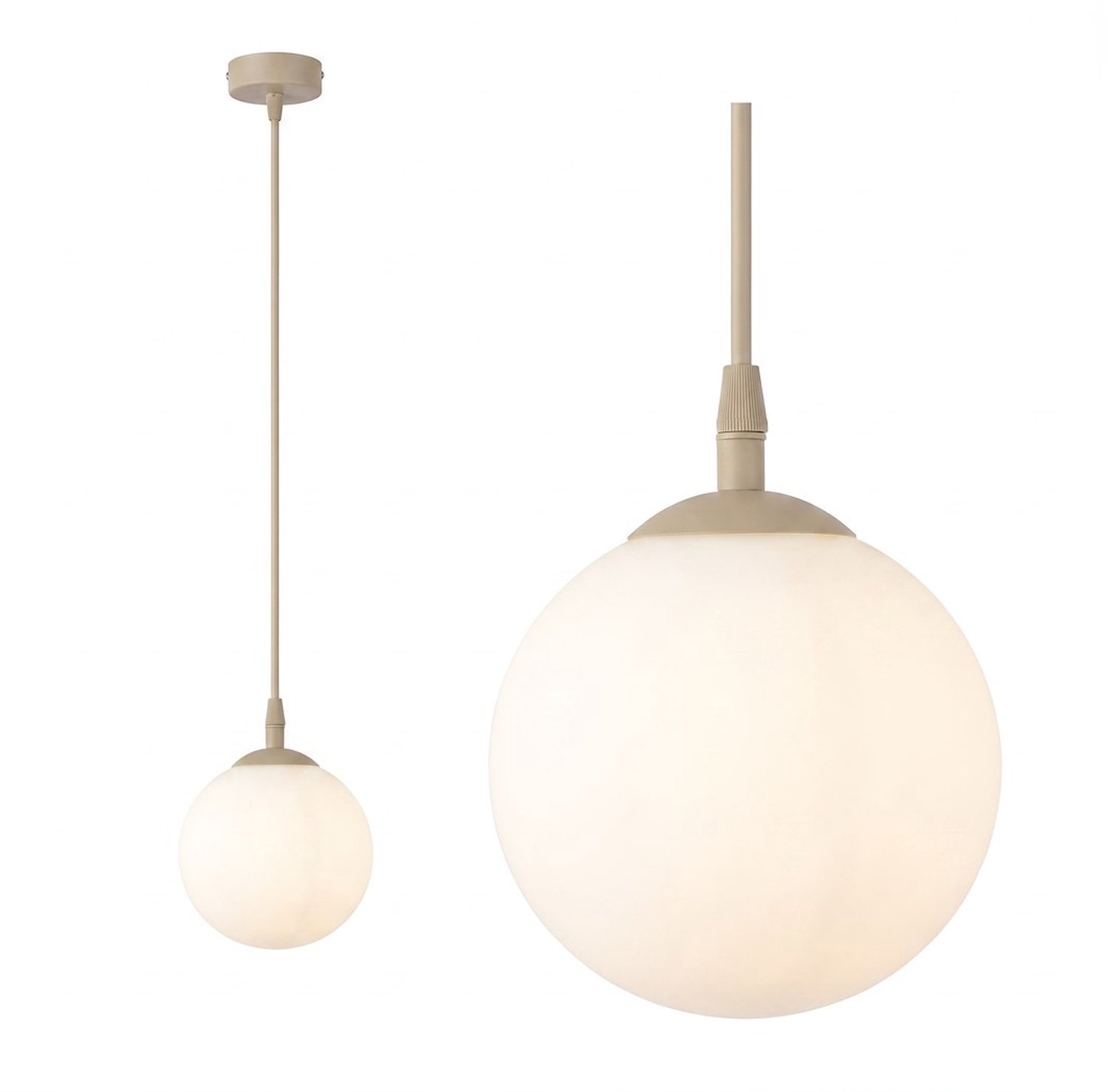 Emibig COSMO 1 MOKKA OPAL - Moderne hanglamp voor sfeervolle verlichting