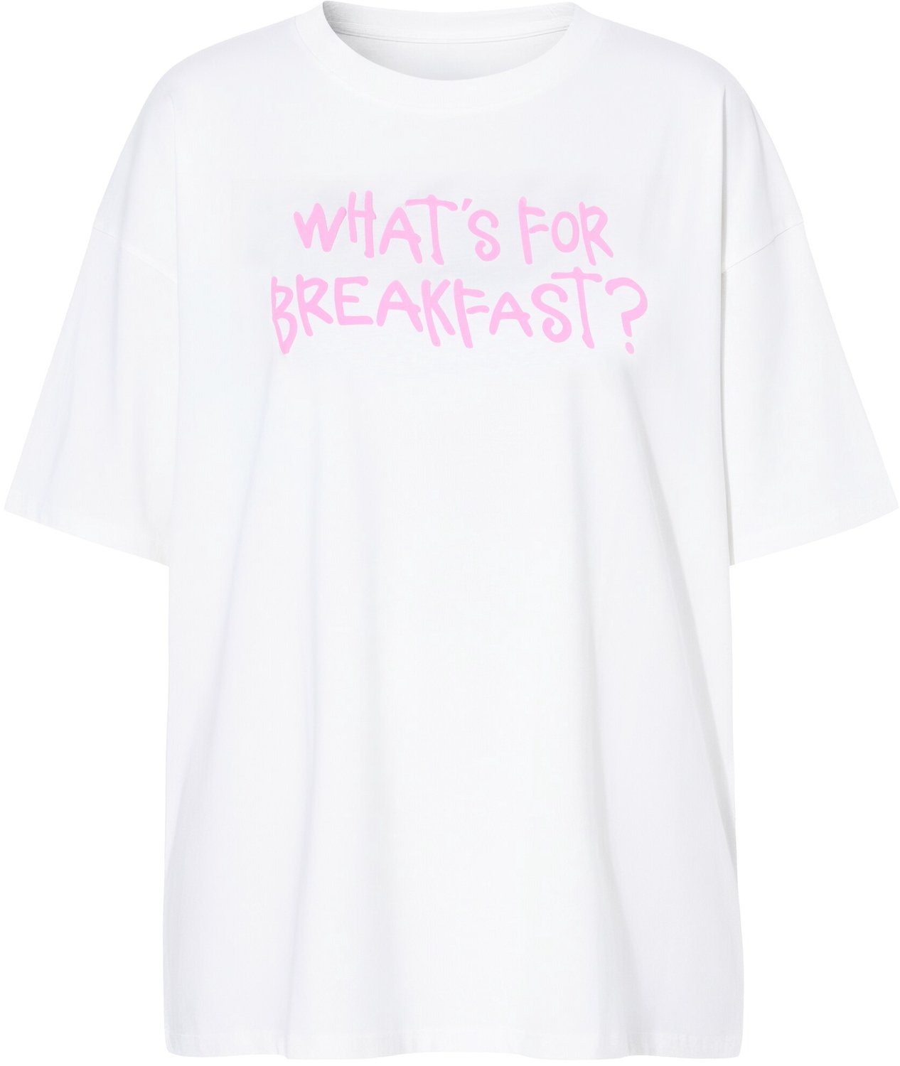 Studio Untold - Dames - T-shirt oversized fotoprint - Off-white - Maat 50+
