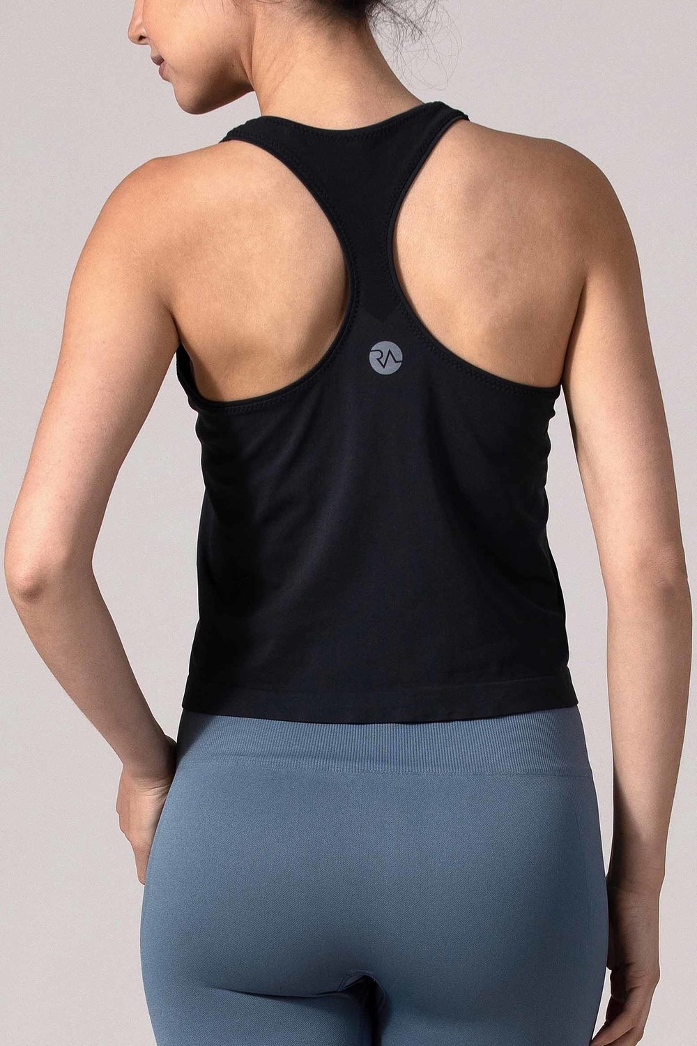 REVIVE Douro - Sport Tanktop Dames - Yoga - Jet Black - Maat S