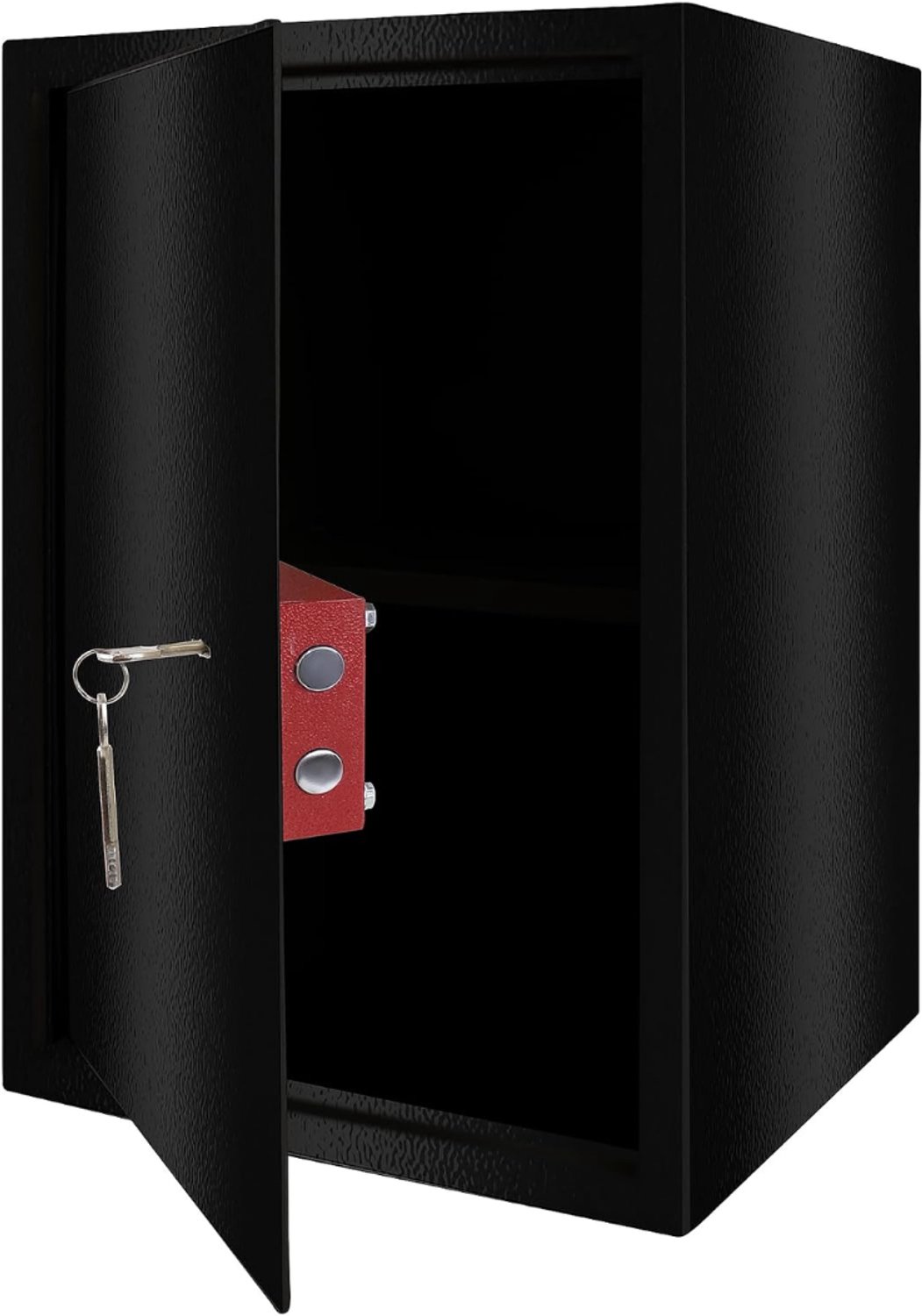 SNJY® Kluis Brandwerend - Kluisje met Sleutel - Documentenkluis - 31D x 35B x 50H cm - Zwart