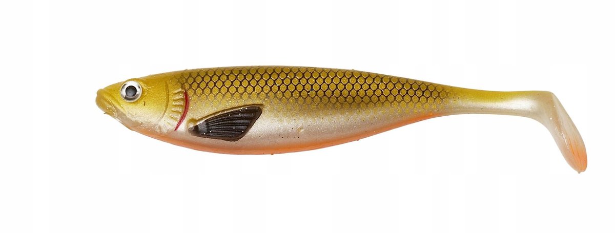 Dam Effzett Strike Shad 14cm 22g Gummi Aas - Golden Shiner