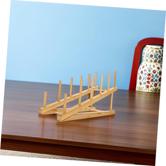 2 Stuks Plateaus Standaard Laags Displayrek Desktop Organizer voor Boeken Kunstwerken Foto Tijdschriften Serveerschalen Stevig Multifunctioneel Rek — afbeelding 3