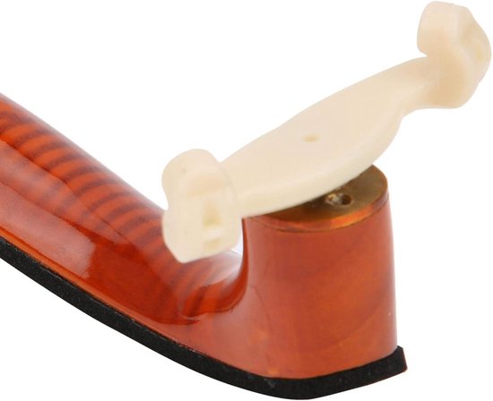 Verstelbare en robuuste houten schoudersteun voor viool 4/4 en 3/4 - Comfort en stabiliteit bij het spelen — afbeelding 2