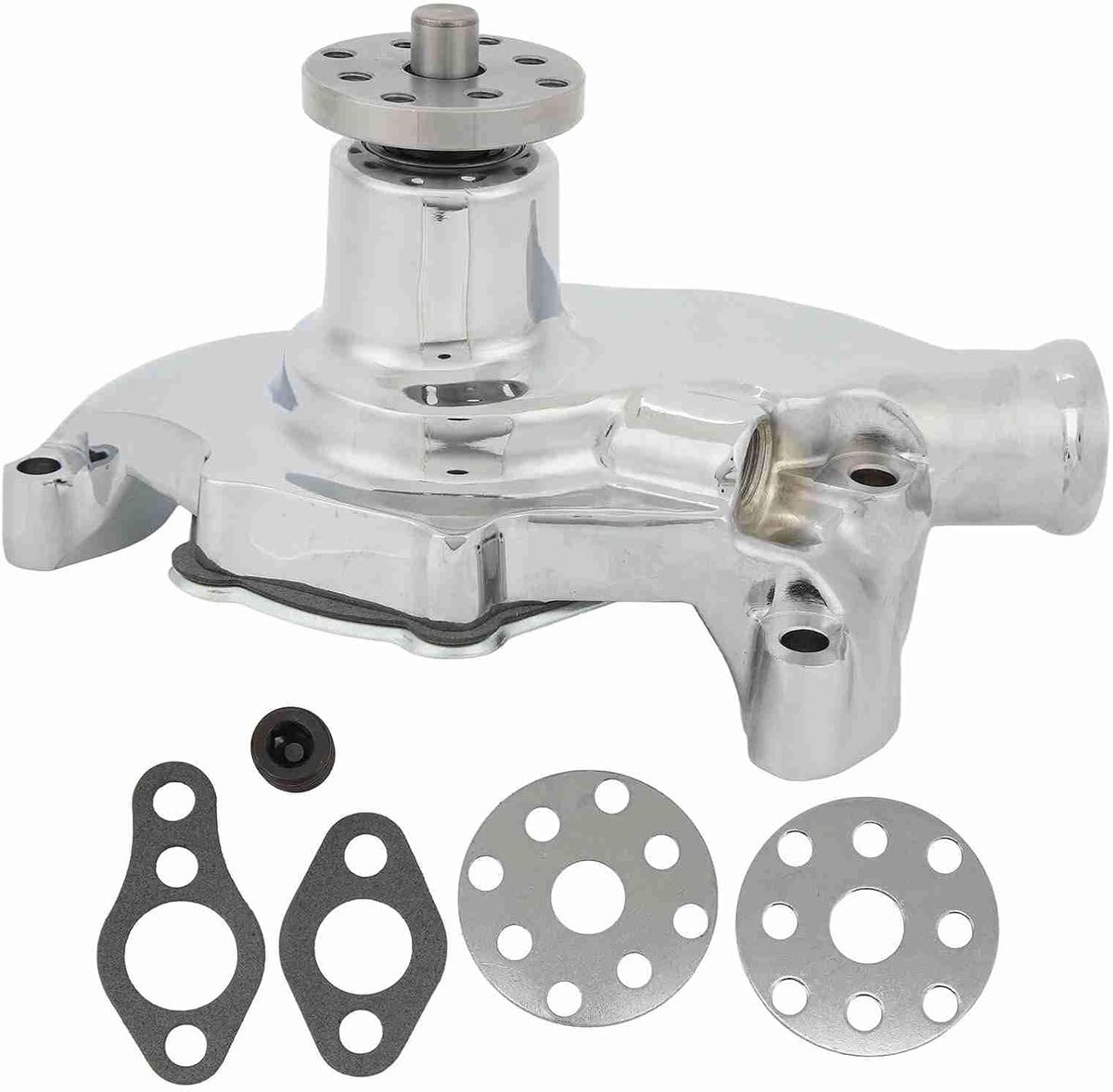 Hoog volume korte aluminium grote waterstroom voor V8 283 327 350 1955 tot 1985 (elektrobeleerd)