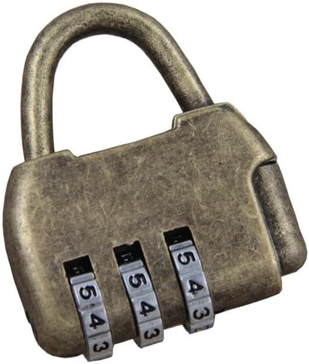 Zine Wachtwoordsloten Vintage Antiek Chinees Oud Stijl Sieradenkistje Code Wachtwoordslot Hangslot Klein