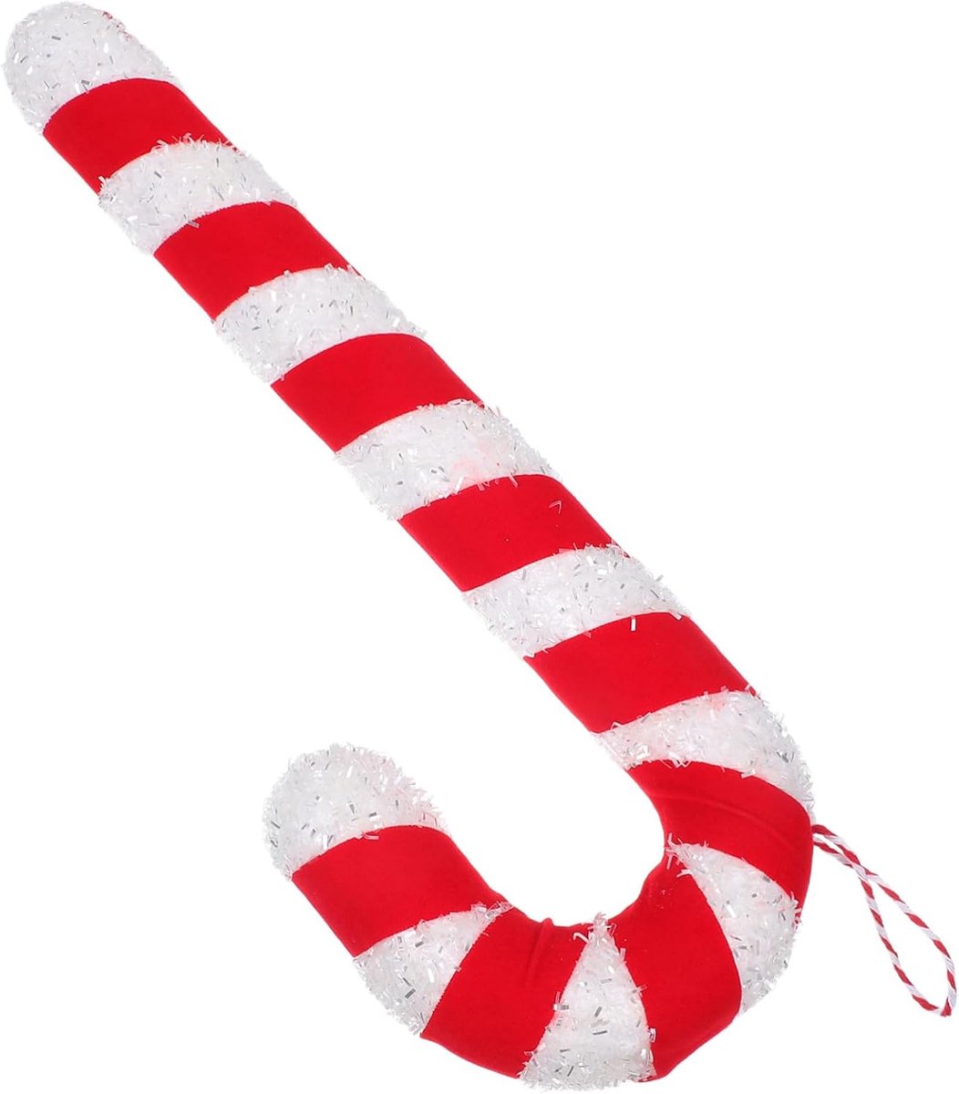 Schuim Candy Cane Kerstversiering met Ophangkoord Rood-witte Kerstboom Ornamenten voor Binnen Buiten Lichtgewicht Duurzaam voor Feestdecoraties DIY Projecten