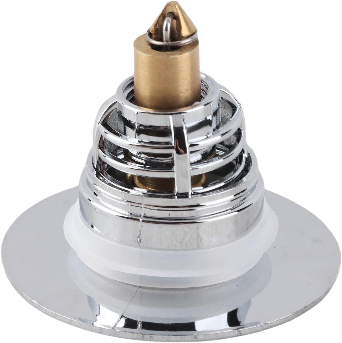 Pop-up Wastafelstopper 2 Stuks Universele Afvoerzeef Plug met Mand voor Wastafel, Geen Falen Stuitermechanisme